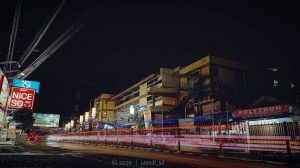 Pasar tradisional Cipanas, Kabupaten Cianjur, Jawa Barat, foto malam hari di pasar Cipanas.