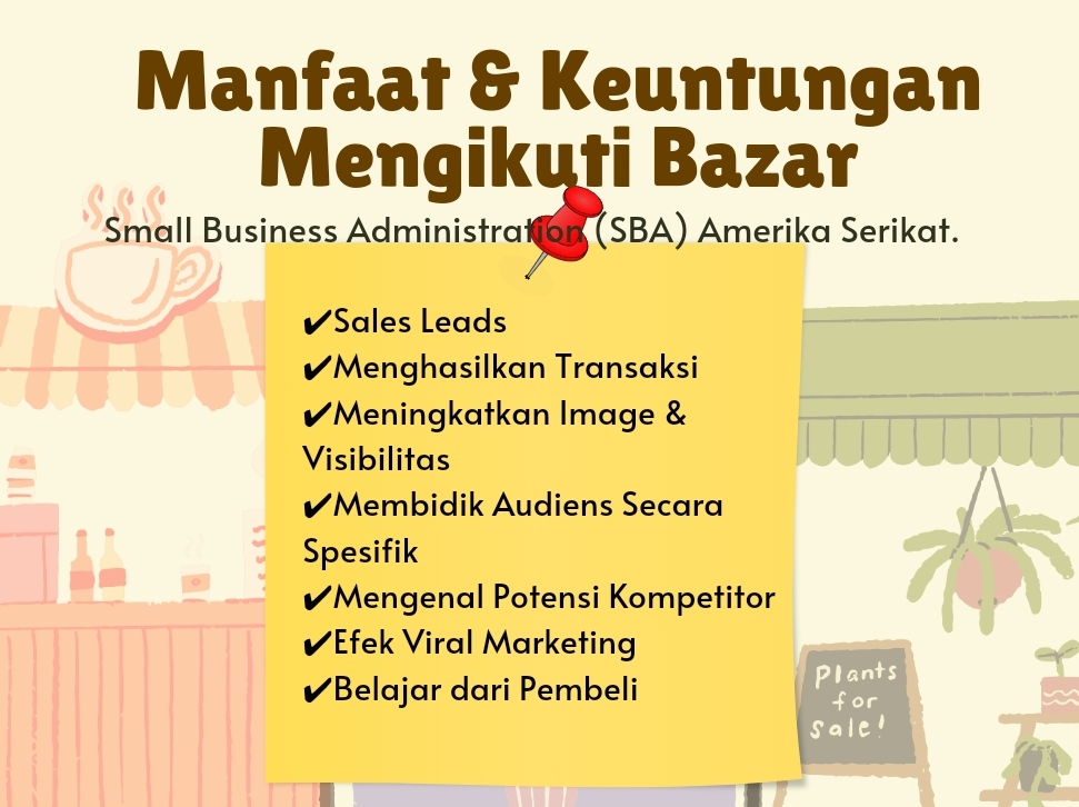 7 Manfaat dan Keuntungan Mengikuti Bazar