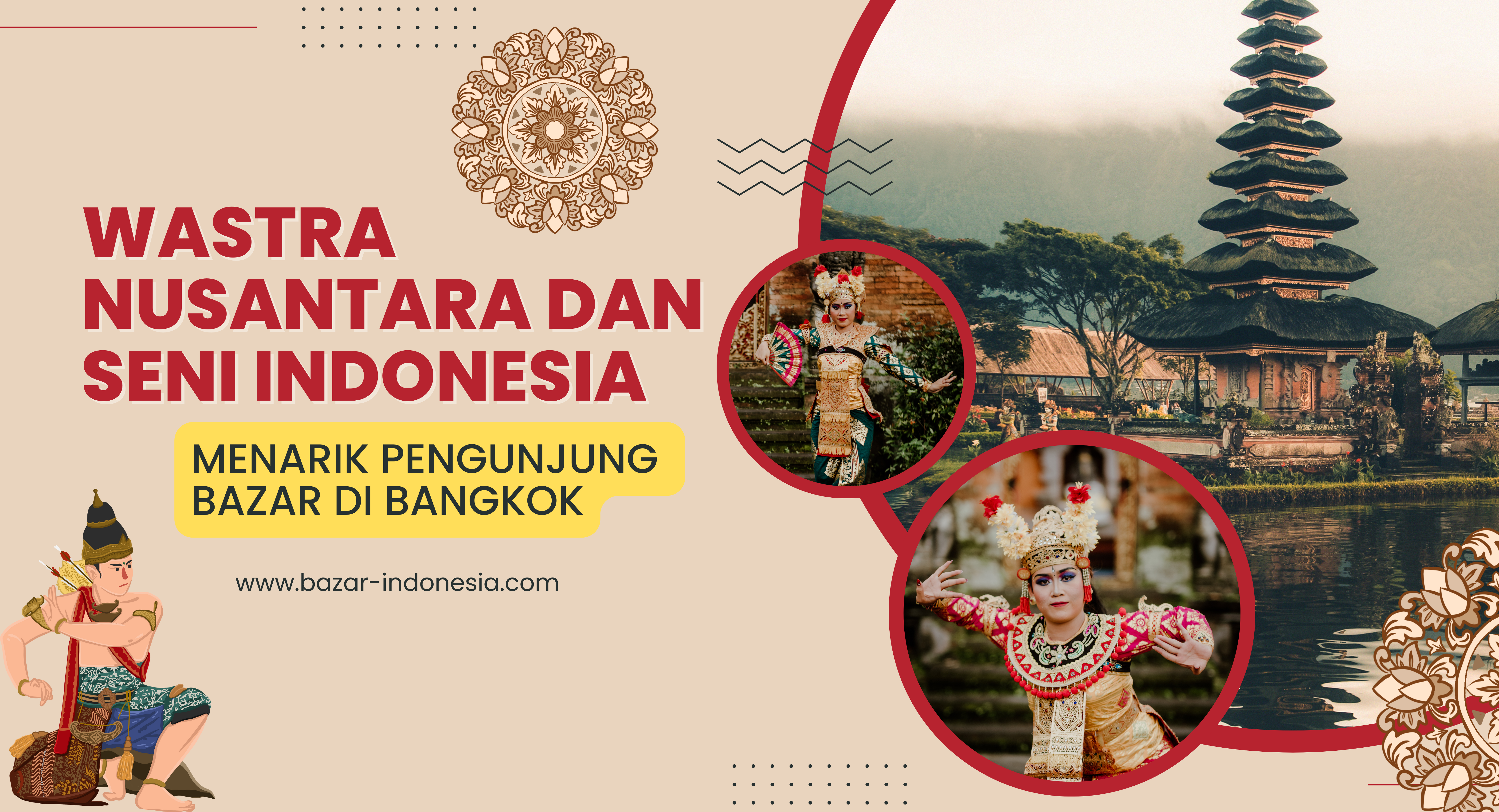 Wastra Nusantara dan Seni Indonesia Selalu Menarik Pengunjung Bazar di Bangkok